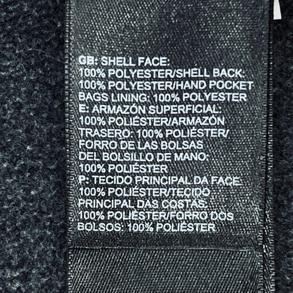 The North Face Gray Apex Risor Windwall Hoodie Fleece-Lined Jacket Size Medium - Picture 9 of 10